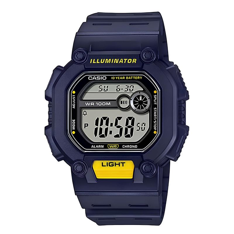 CASIO - Reloj W-737h-2av Hombre Digital Resina CASIO