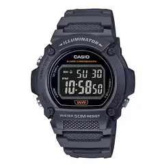 CASIO - Reloj W-219h-8bv Hombre Digital Resina