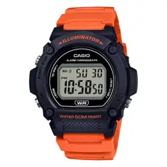 CASIO - Reloj W-219h-4av Hombre Digital Resina