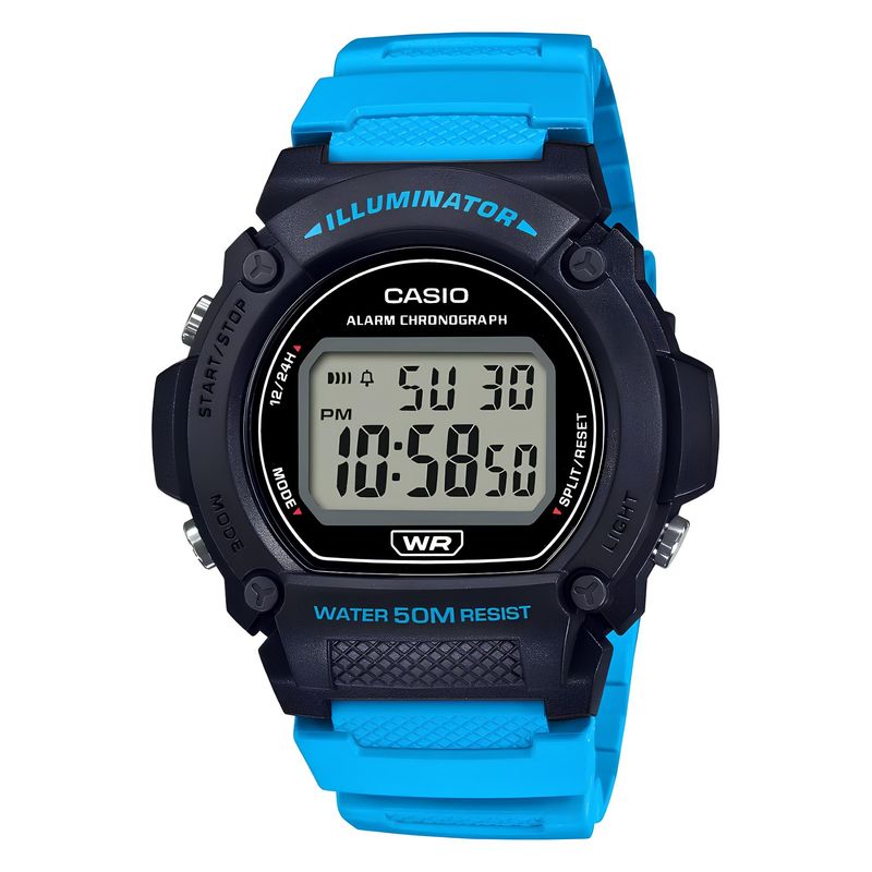 CASIO - Reloj W-219h-2a2v Hombre Digital Resina CASIO
