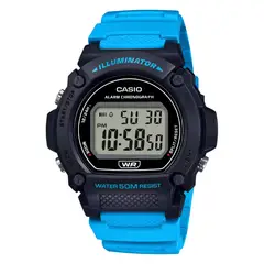 CASIO - Reloj W-219h-2a2v Hombre Digital Resina