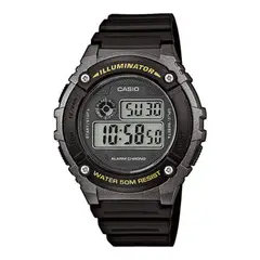 CASIO - Reloj W-216h-1b Hombre Digital Resina