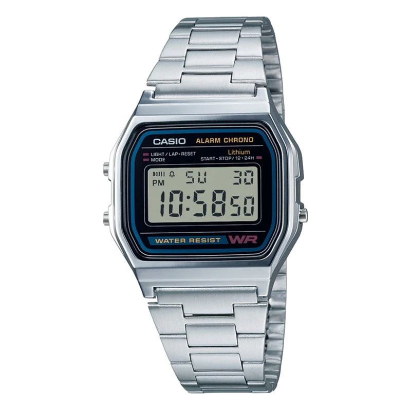 CASIO - Reloj A158wa-1df Unisex Digital Metal CASIO