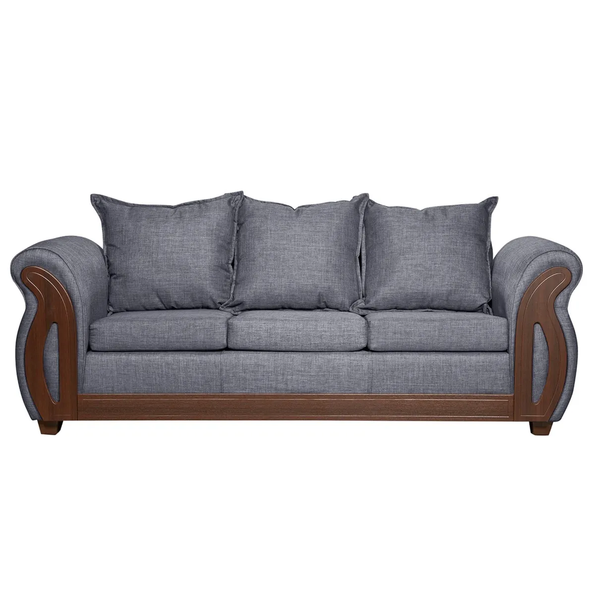 RUZAM MOBEL - SOFÁ 3 CUERPOS ISIDORA GRIS