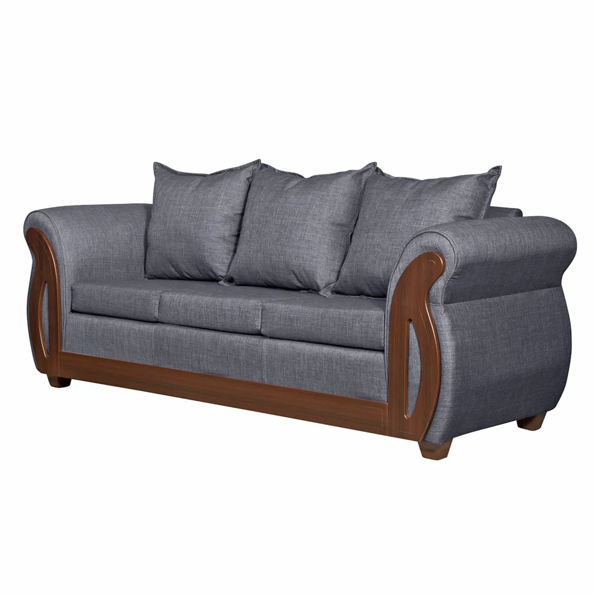 RUZAM MOBEL - SOFÁ 3 CUERPOS ISIDORA GRIS