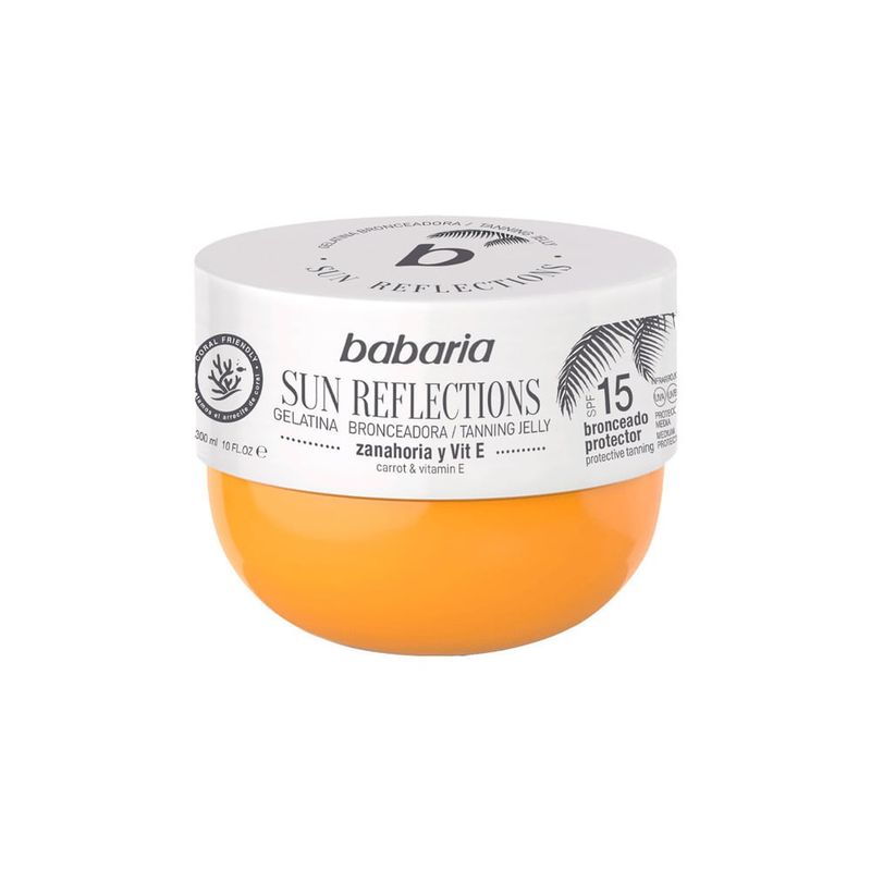 BABARIA - Gelatina Corporal Bronceadora de Zanahoria F15 300 ml