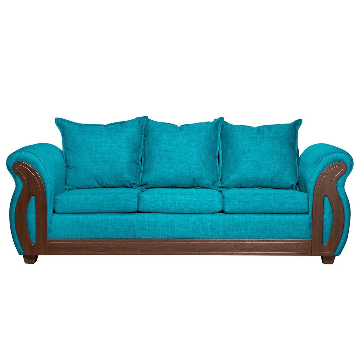 RUZAM MOBEL - SOFÁ 3 CUERPOS ISIDORA TURQUESA