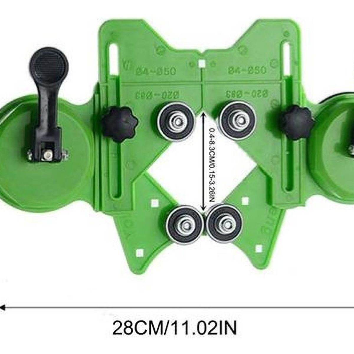 GENERICO - Guía Agujero Perforación Vidrio Cerámica Azulejos Taladro