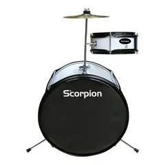 SCORPION - BATERIA NIÑO 2PCS COLOR BLANCO SBJ-2WH