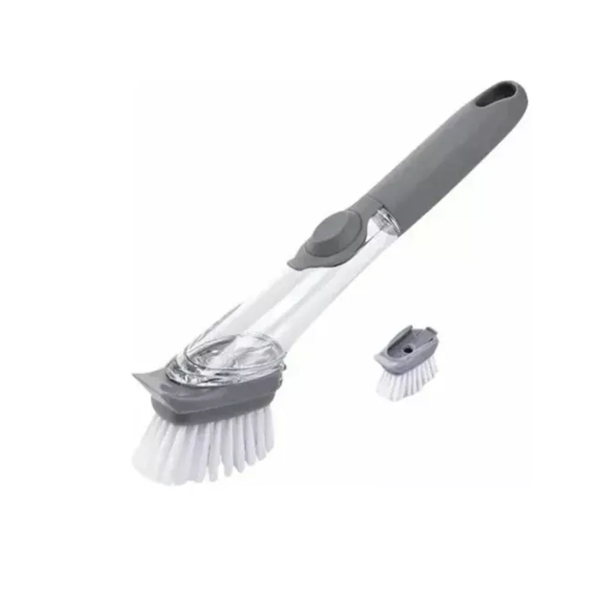 GENERICO - Pack 2 Cepillo Para Lavar Multiusos Con Dispensador De Jabon