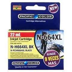 PACIFIC COLOR - Pack de Tinta Alternativa para HP 664 XL