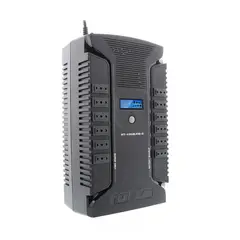 FORZA - Ups Interactiva 1000va 600w 12 Tomas HT-1002LCD-C - Negro