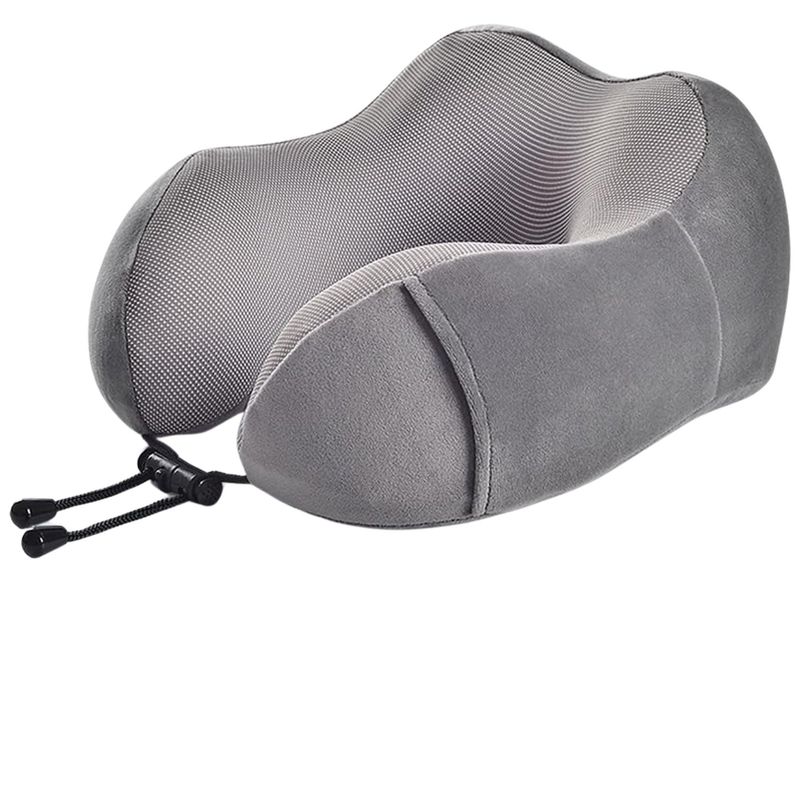 GENERICO - Almohada Viscoelastica Viaje Cuello Cojín Relajante Tapa Ojo