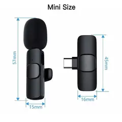 IRM - Mini Micrófono K8 Inalámbrico Para Celular Tipo C