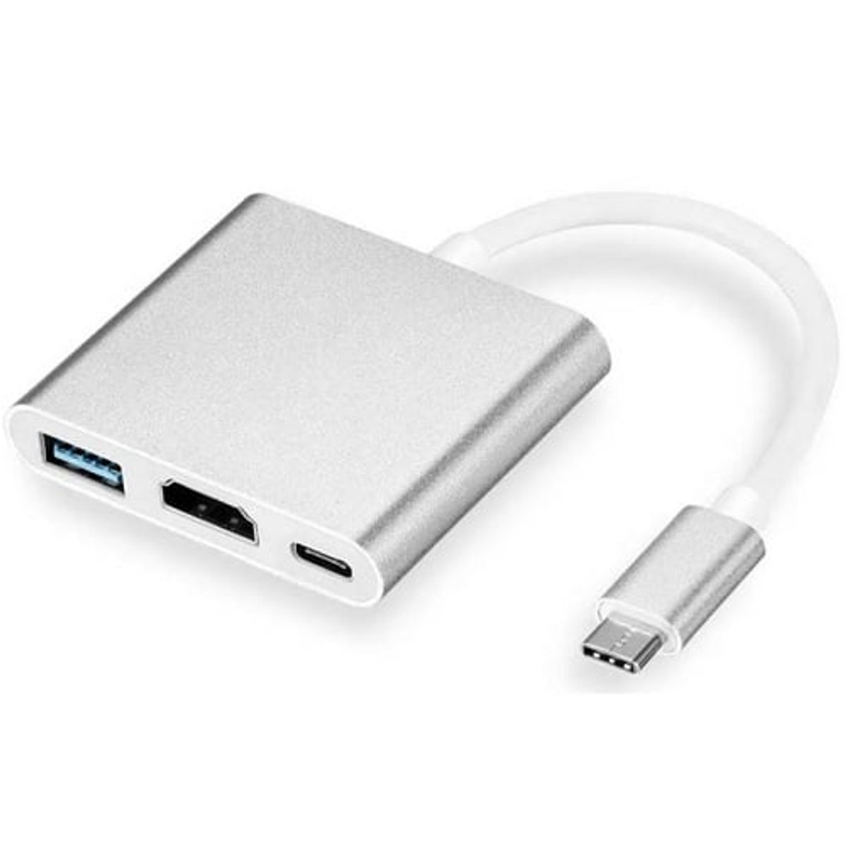 GENERICO - Adaptador tipo C a HDMI, USB 3.0 y tipo C