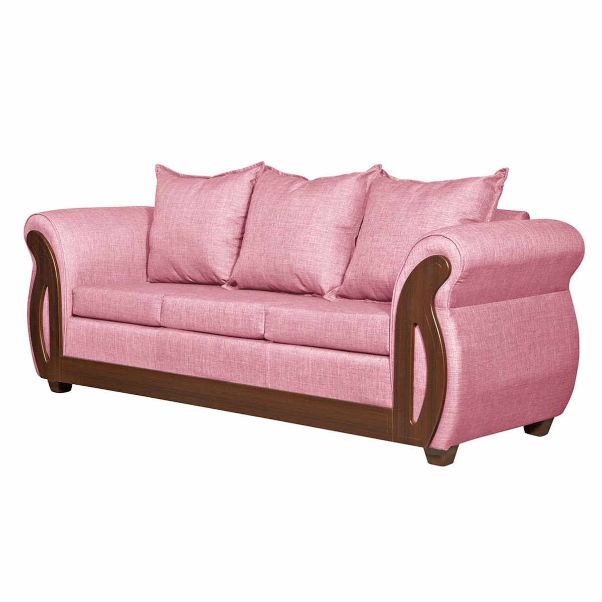 RUZAM MOBEL - SOFÁ 3 CUERPOS ISIDORA PALO ROSA