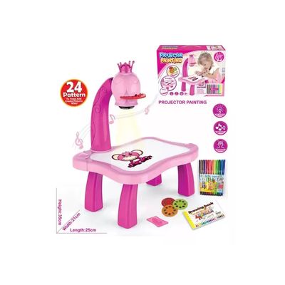 Imagen 2 del producto Mesa Proyector Para Pintar Dibujar Niñoniña Tablero