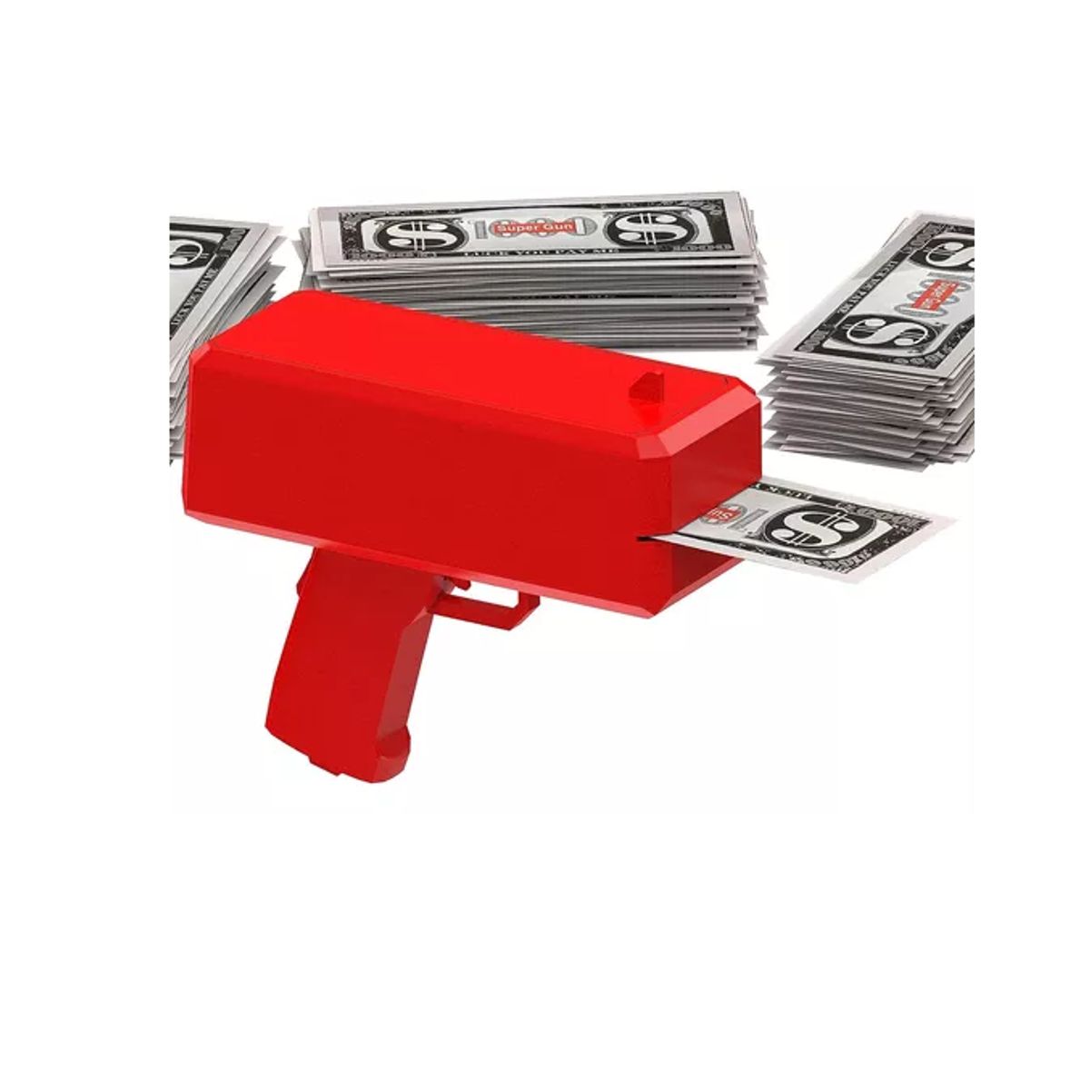 GENERICO - Pistola Lanza Billetes Cash Money Juguete Tira Dinero