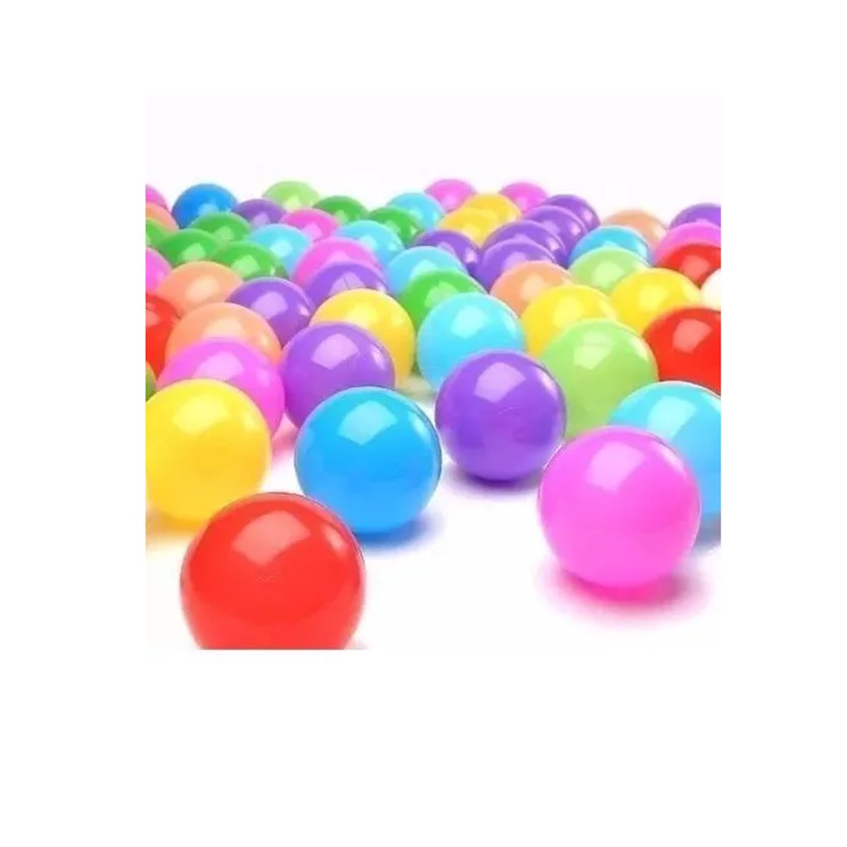 GENERICO - Set 400 Pelotas Plásticas Para Piscina Colores Surtidos