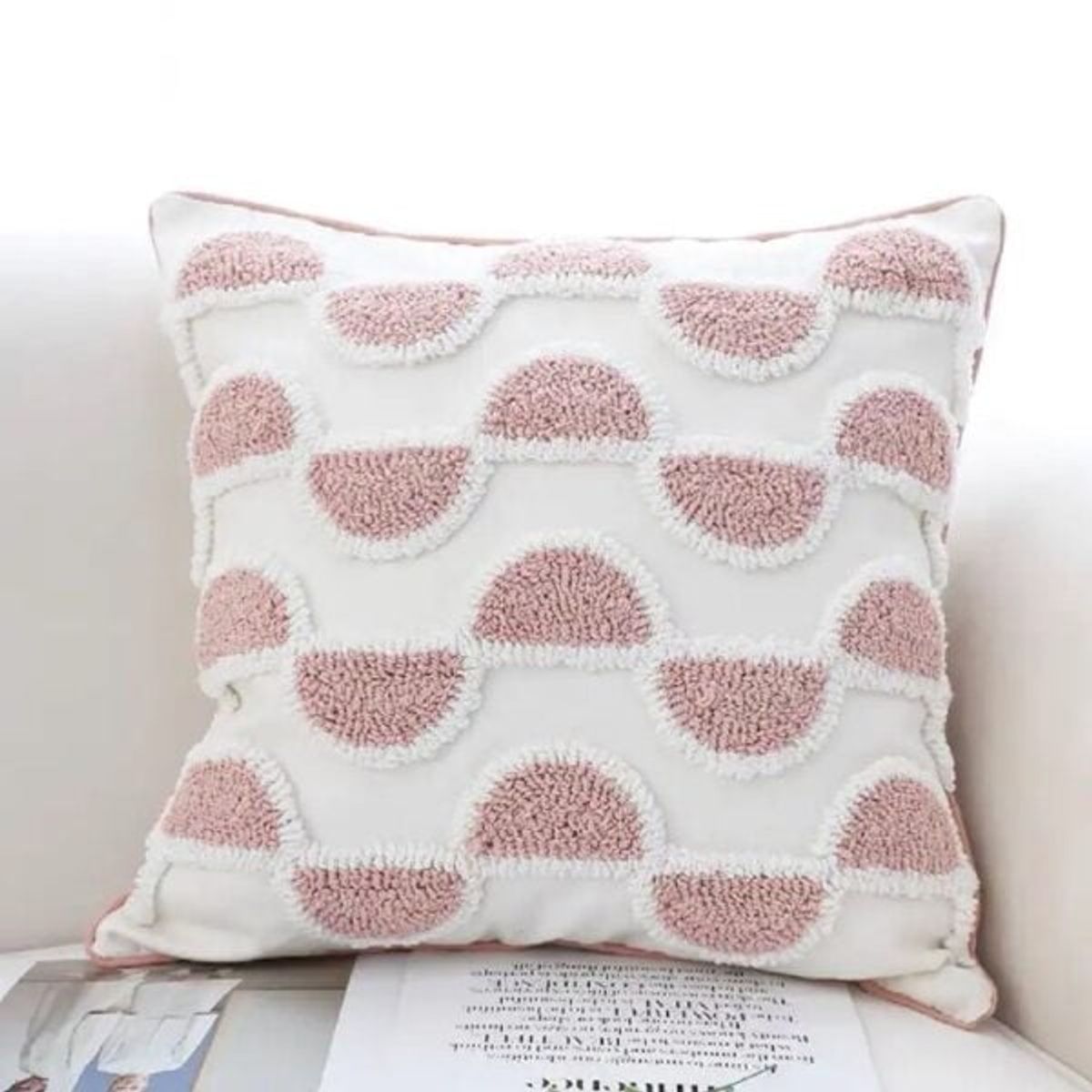 GENERICO - SET 4 FUNDA PARA COJIN MODELO BOHO 45X45 C14