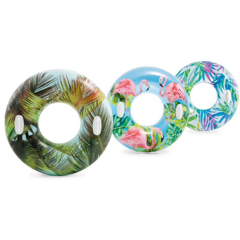 INTEX - Flotador Inflable Aro Tropical INTEX Dreams Tubes 97 cm