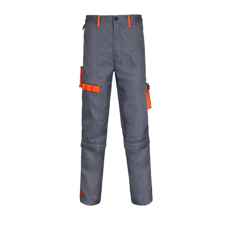 ACTIVEX - Pantalon Cargo Gabardina Gris  Naranjo