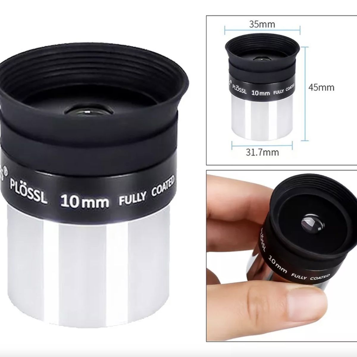 GENERICO - Ocular Plossl 10mm para telescopios