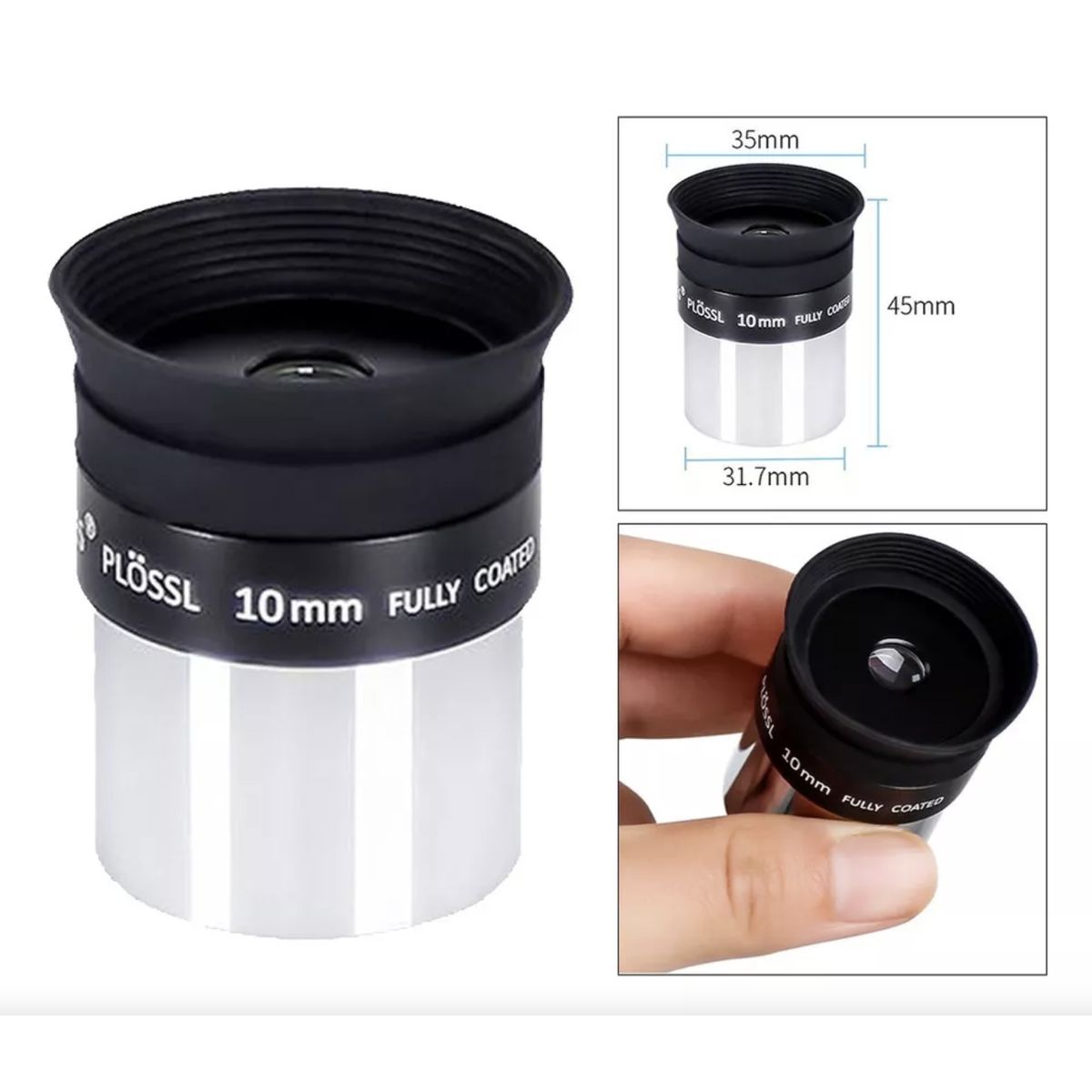 GENERICO - Ocular Plossl 10mm para telescopios