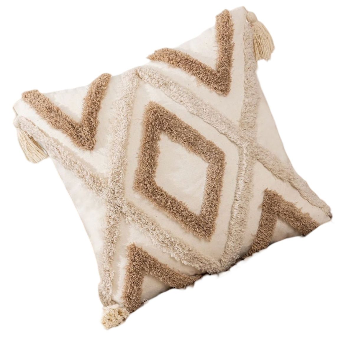 GENERICO - SET 4 FUNDA PARA COJIN MODELO BOHO 45X45