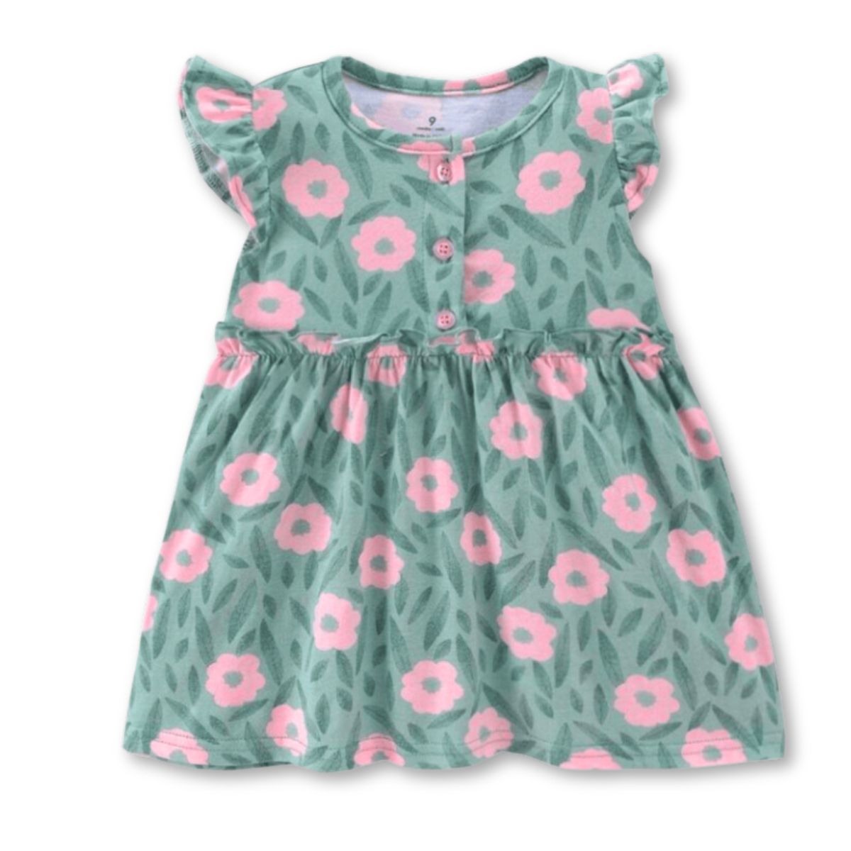 JUMP KIDS - Vestido Sin Mangas Estampado Bebé Niña 9 a 36 Meses Pink Flower
