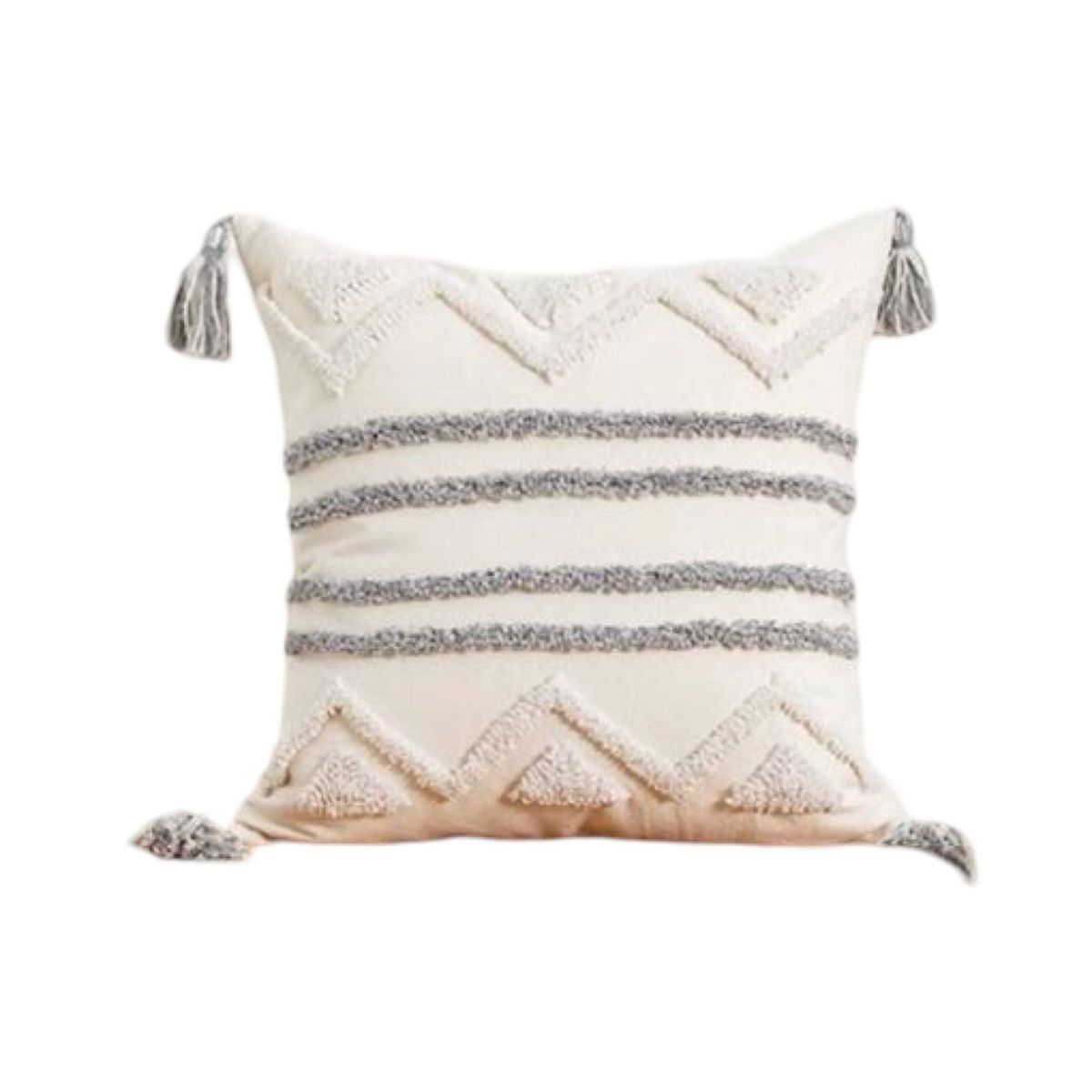 GENERICO - SET 4 FUNDA PARA COJIN MODELO BOHO 45X45