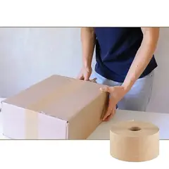 GENERICO - Cinta Papel Kraft Engomado Reforzado Fibra