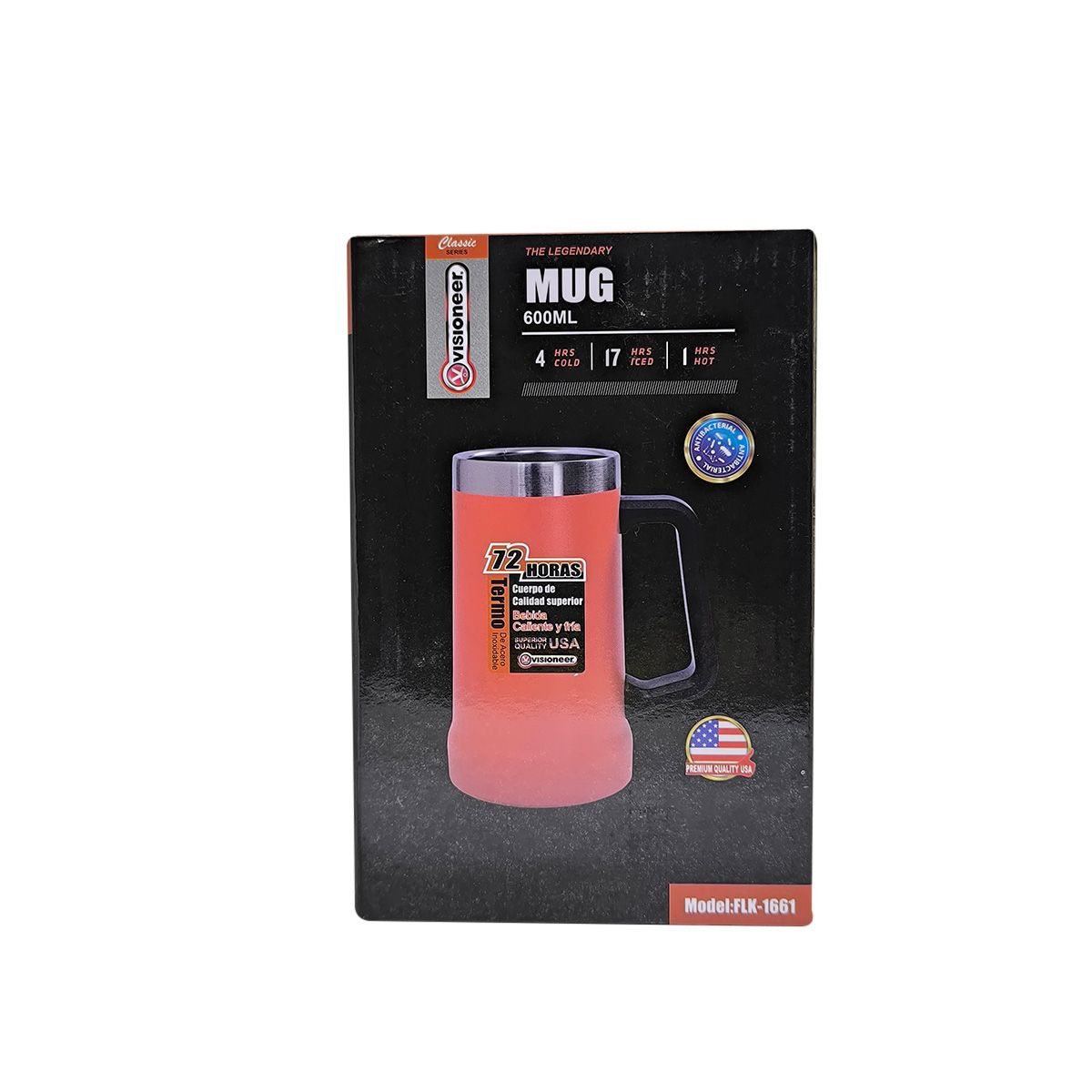 VISIONEER - TAZA CERVECERA TERMICA 600ml HOMEMART