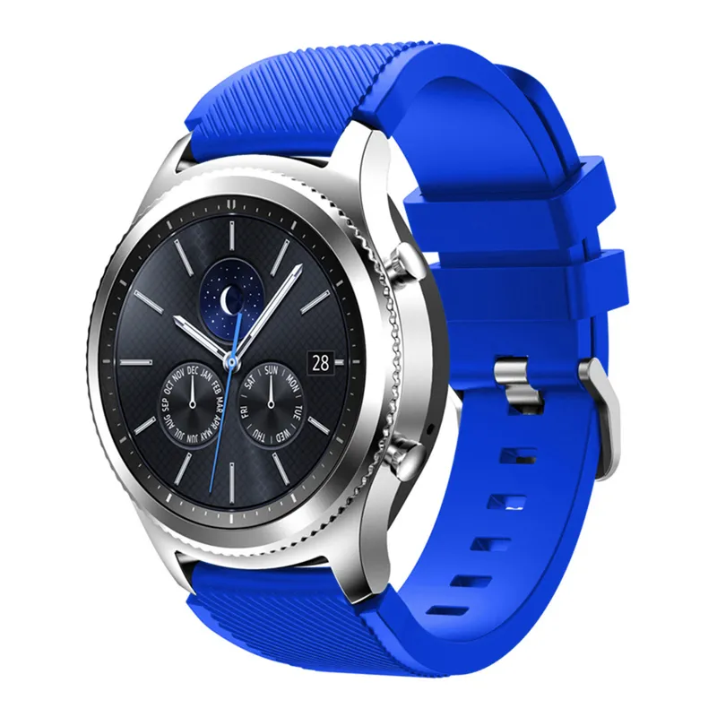 GENERICO - Correas Clasicas Para Samsung-huawei Silicona 20-22mm