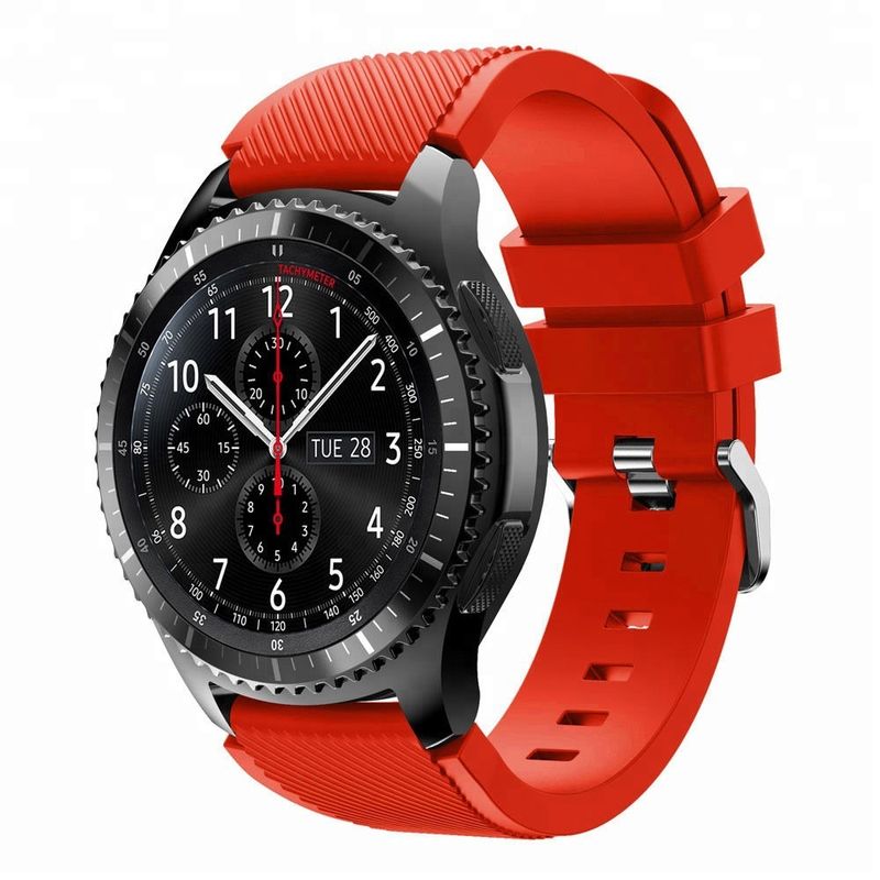 GENERICO - Correas Clasicas Para Samsung-huawei Silicona 20-22mm