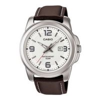 Reloj Mtp-1314l-7av Hombre Analogo Cuero