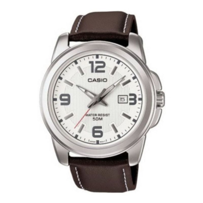CASIO - Reloj Mtp-1314l-7av Hombre Analogo Cuero CASIO