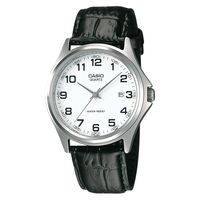 Reloj Mtp-1183e-7b Hombre Analogo Cuero