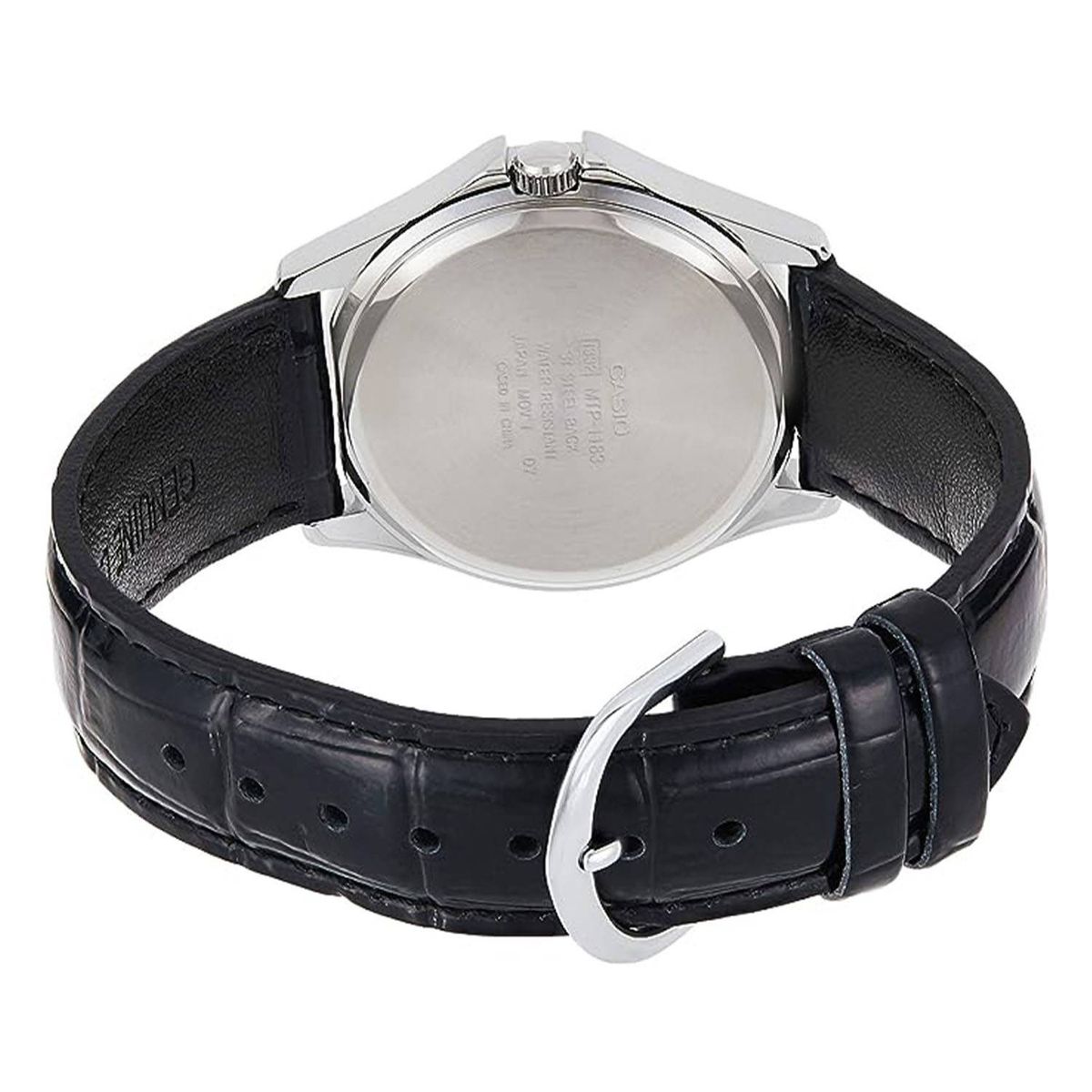 CASIO - Reloj Mtp-1183e-7b Hombre Analogo Cuero CASIO