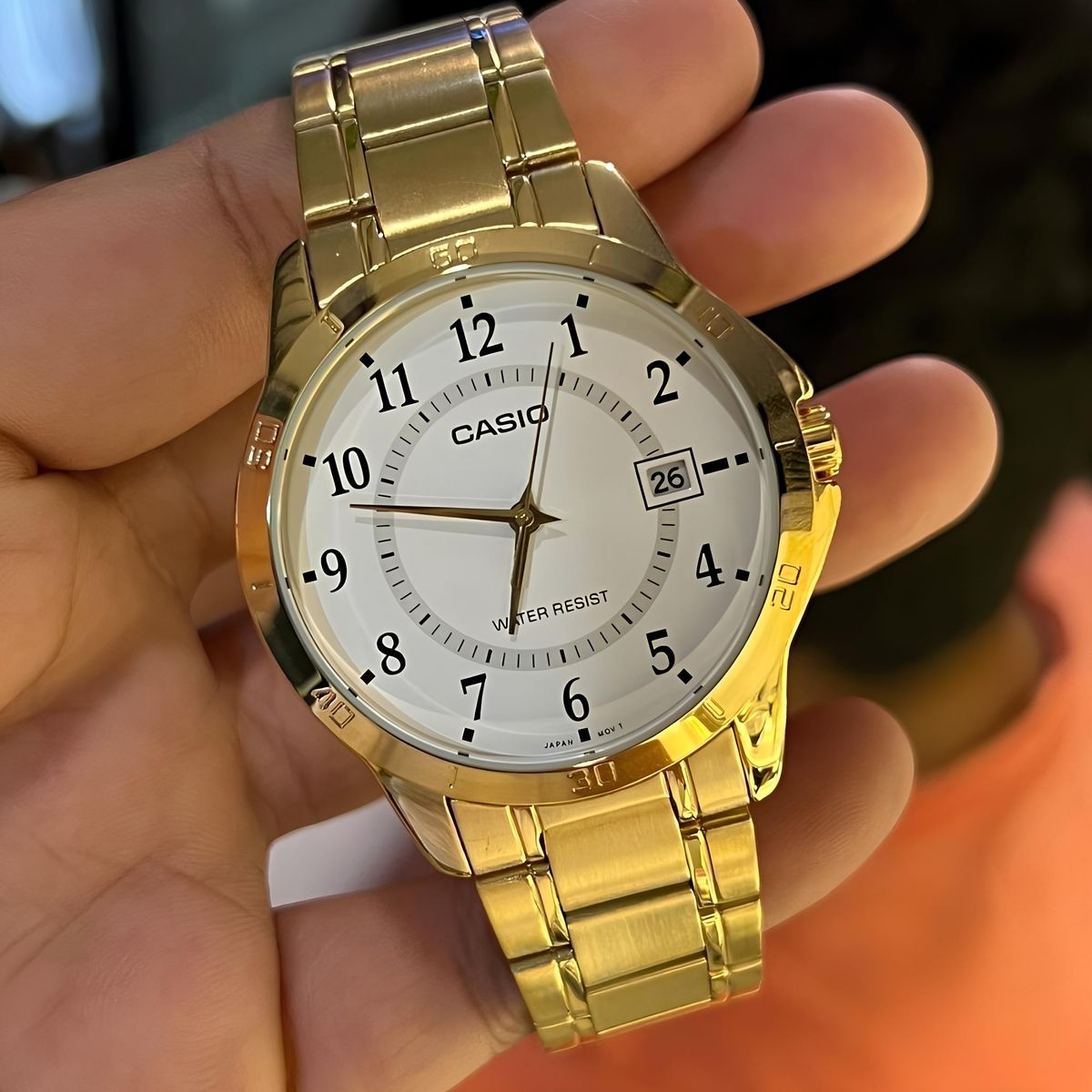 CASIO - Reloj Mtp-V004g-7b Hombre Analogo Metal CASIO