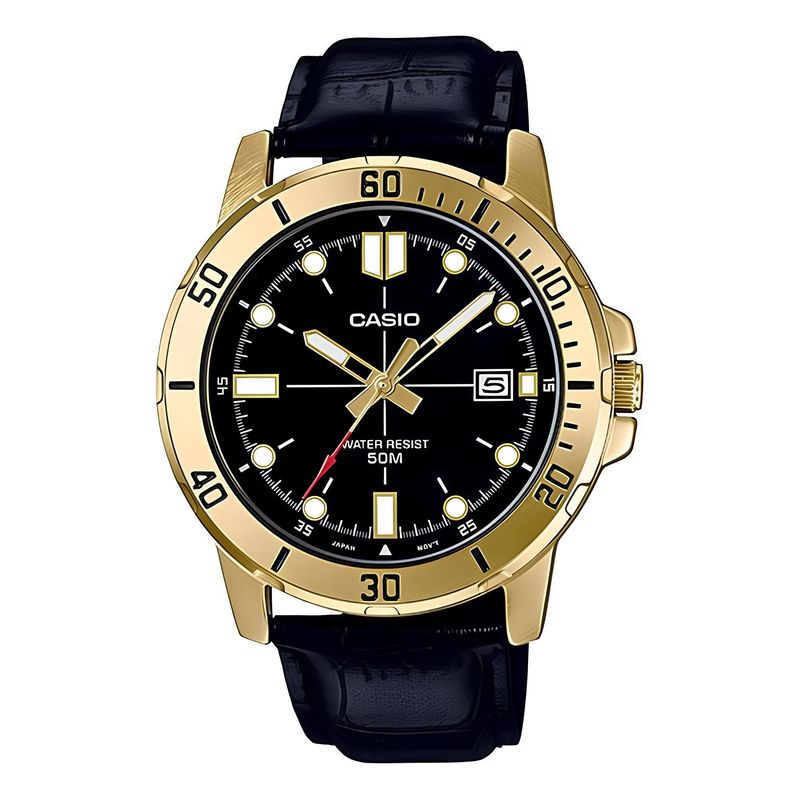 CASIO - Reloj Mtp-Vd01gl-1ev Hombre Analogo Cuero CASIO