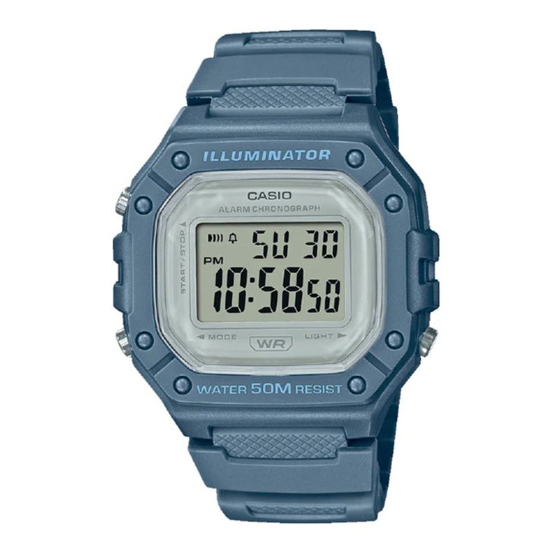 CASIO - Reloj W-218hc-2av Hombre Digital Resina CASIO