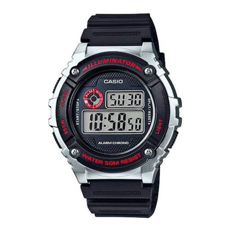 CASIO - Reloj W-216h-1cv Hombre Digital Resina CASIO