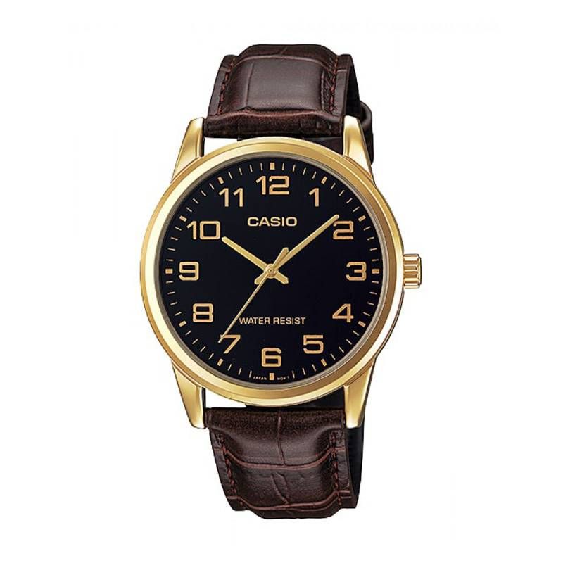 CASIO - Reloj Mtp-V001gl-1b Hombre Analogo Cuero CASIO