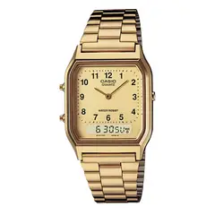 CASIO - Reloj Aq-230ga-9b Hombre Analogo Digital Metal