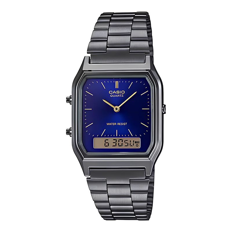CASIO - Reloj Aq-230gg-2a Hombre Analogo Digital Metal CASIO