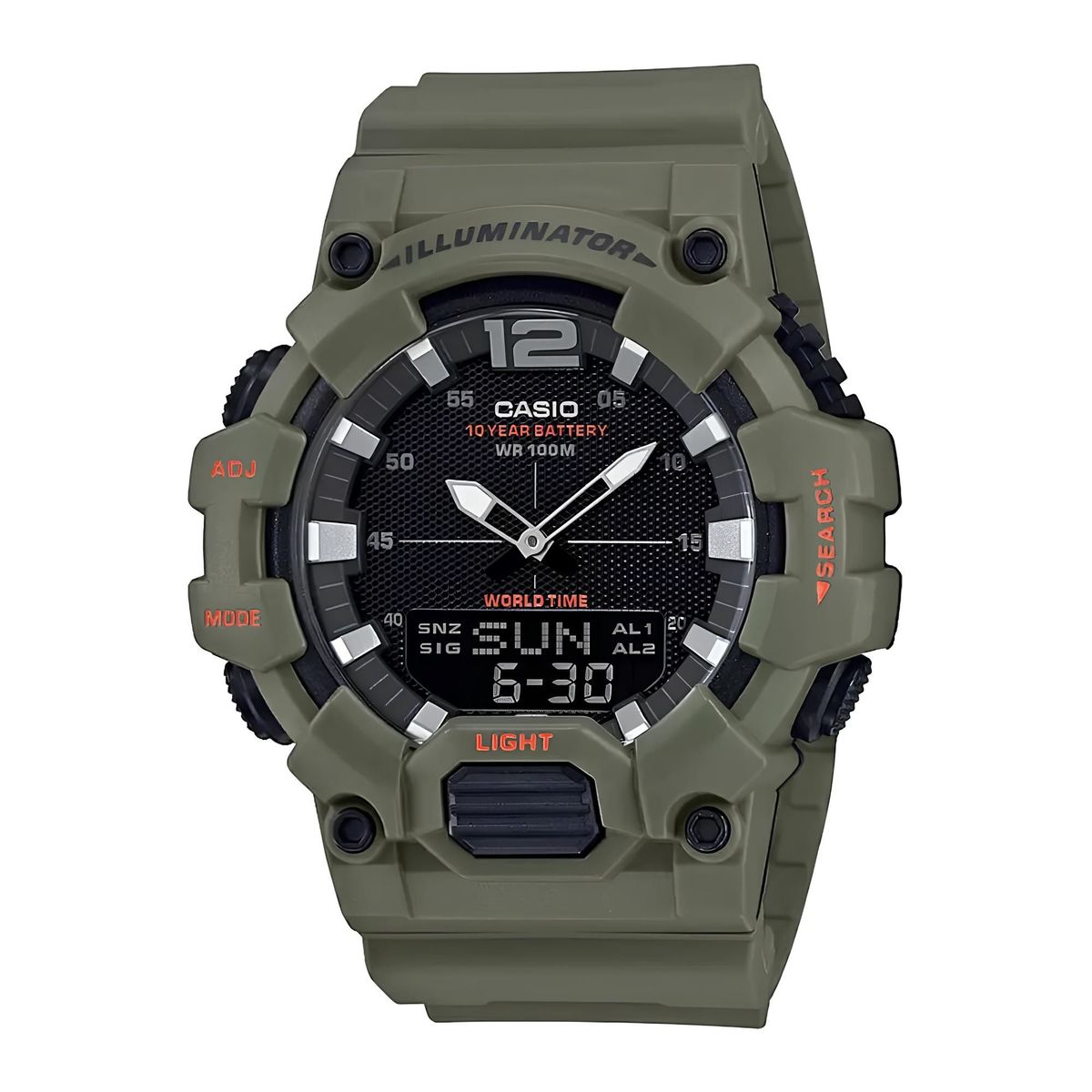 CASIO - Reloj Hdc-700-3a2v Hombre Analogo Digital Resina CASIO
