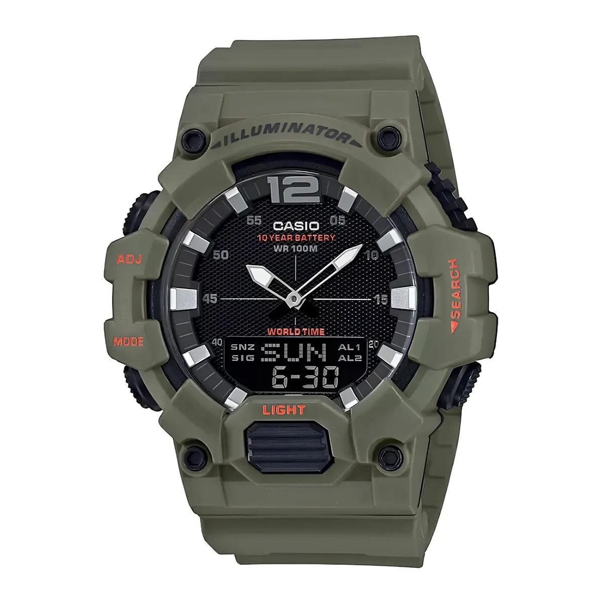 CASIO - Reloj Hdc-700-3a2v Hombre Analogo Digital Resina CASIO