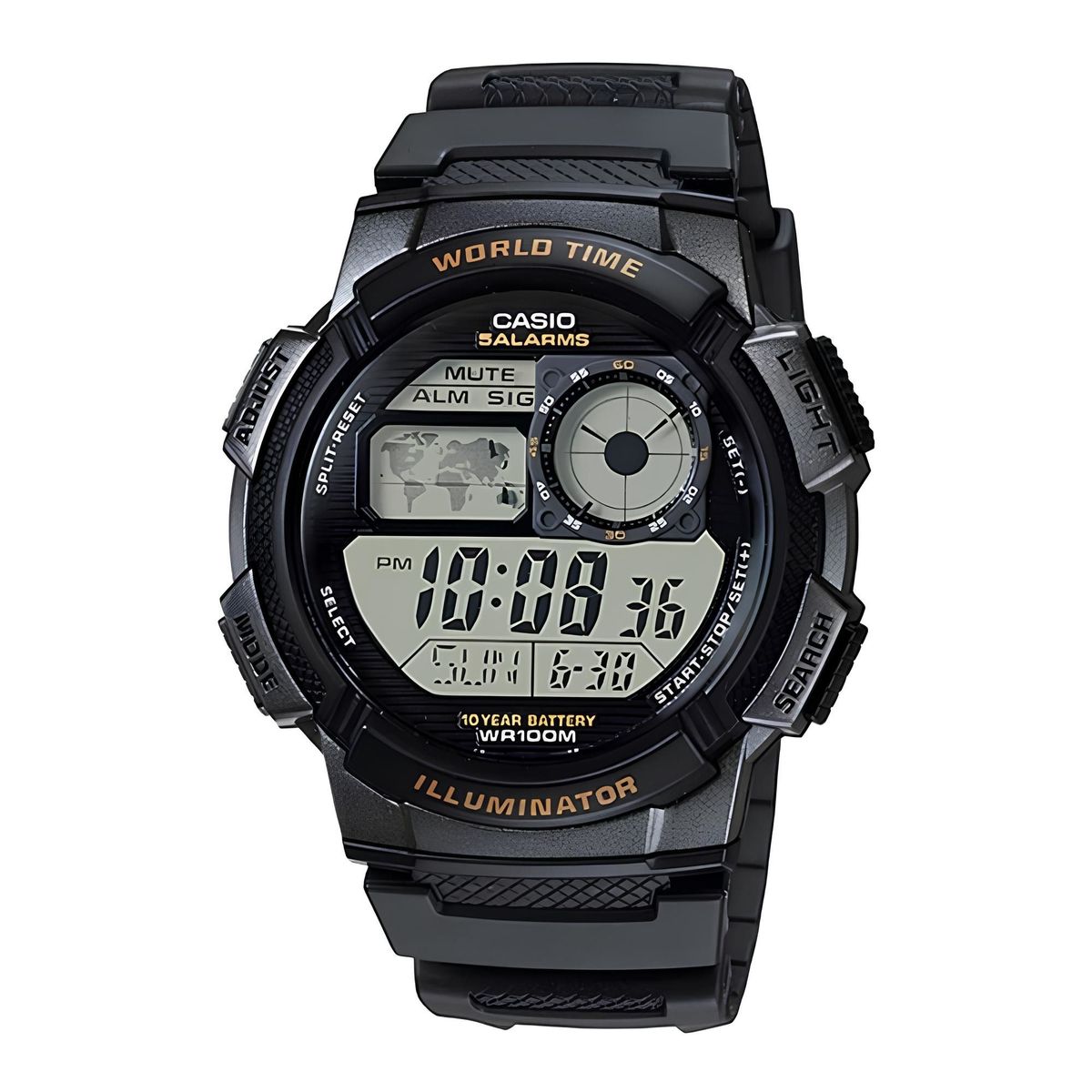 CASIO - Reloj Ae-1000w-1av Hombre Digital Resina CASIO