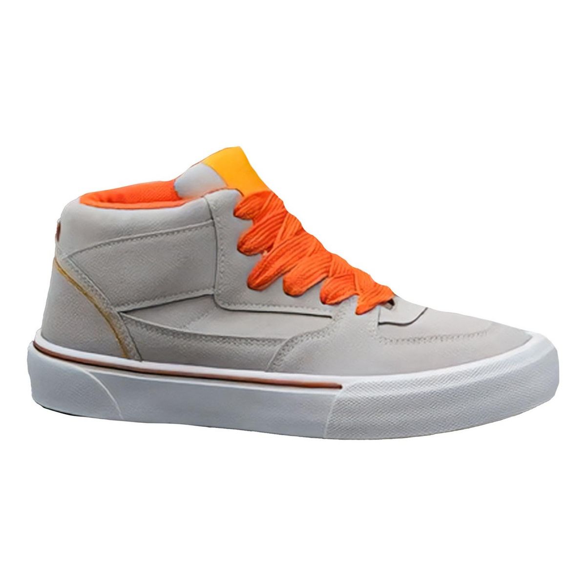 ZAPATOS Y ZAPATILLAS - Zapatillas Hombre Modelo Skater Caña Alta Gris 7645